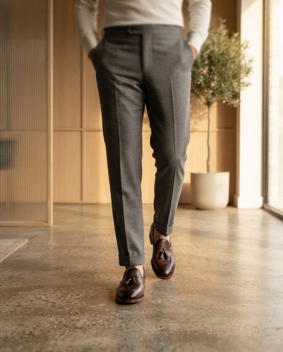 Height Increasing Brown Patina Calf Favonio Cap-Toe Oxford with Natural Leather Sole - 3 Inch Hidden Heel – lifestyle