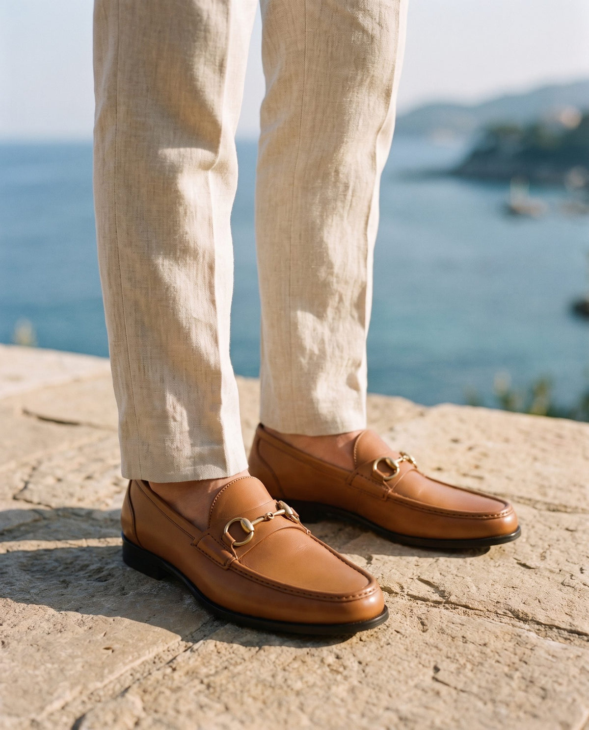 Height Increasing Tan Leather Sorrento Bit Loafer - 3 Inch Hidden Heel – lifestyle
