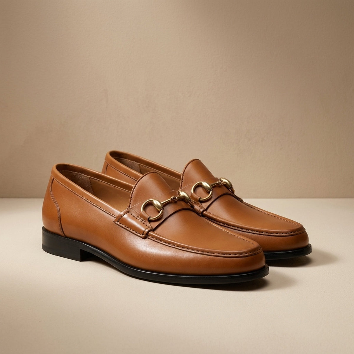 Tan Leather Sorrento Bit Loafer