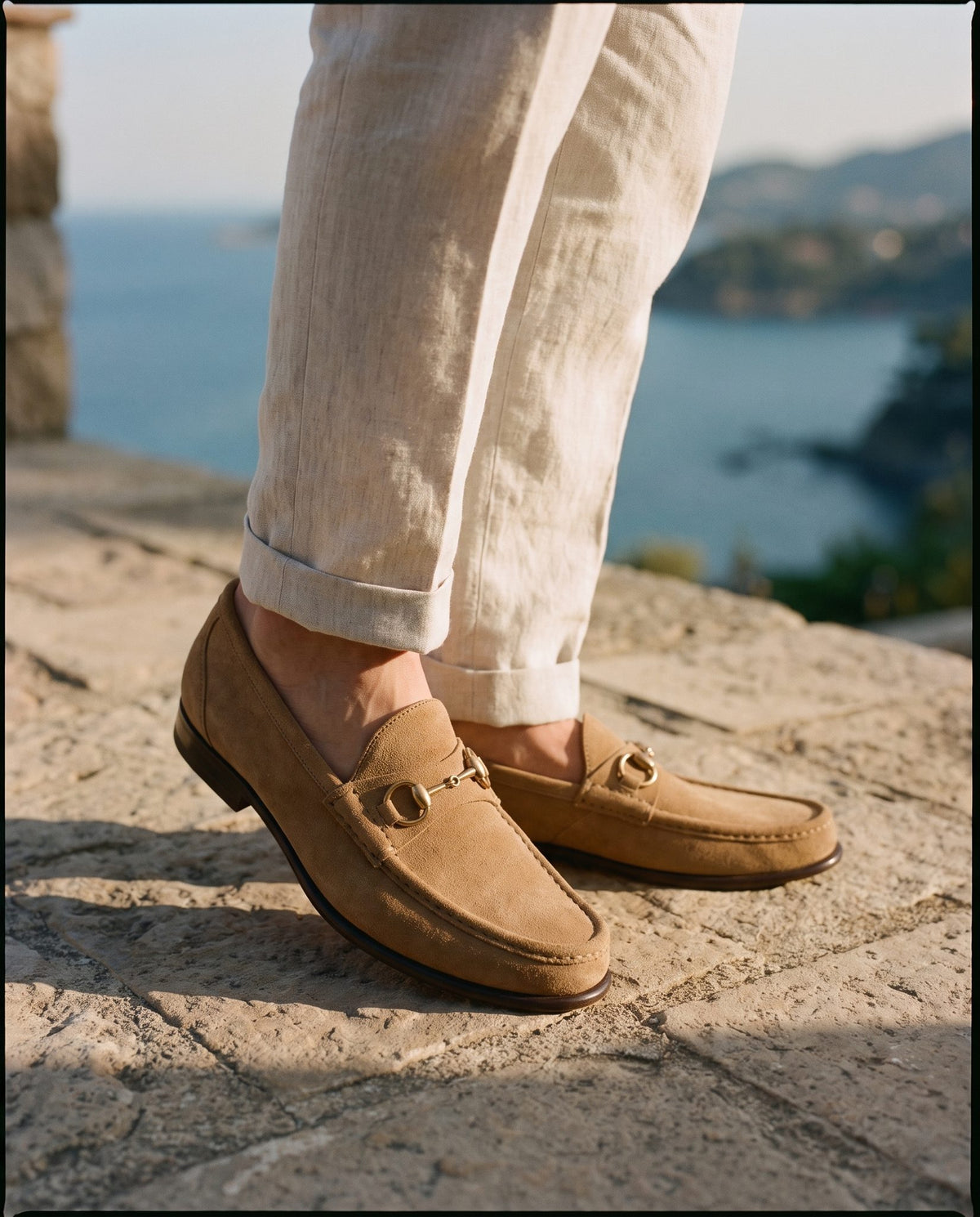 Tan Suede Ravello Bit Loafer – lifestyle
