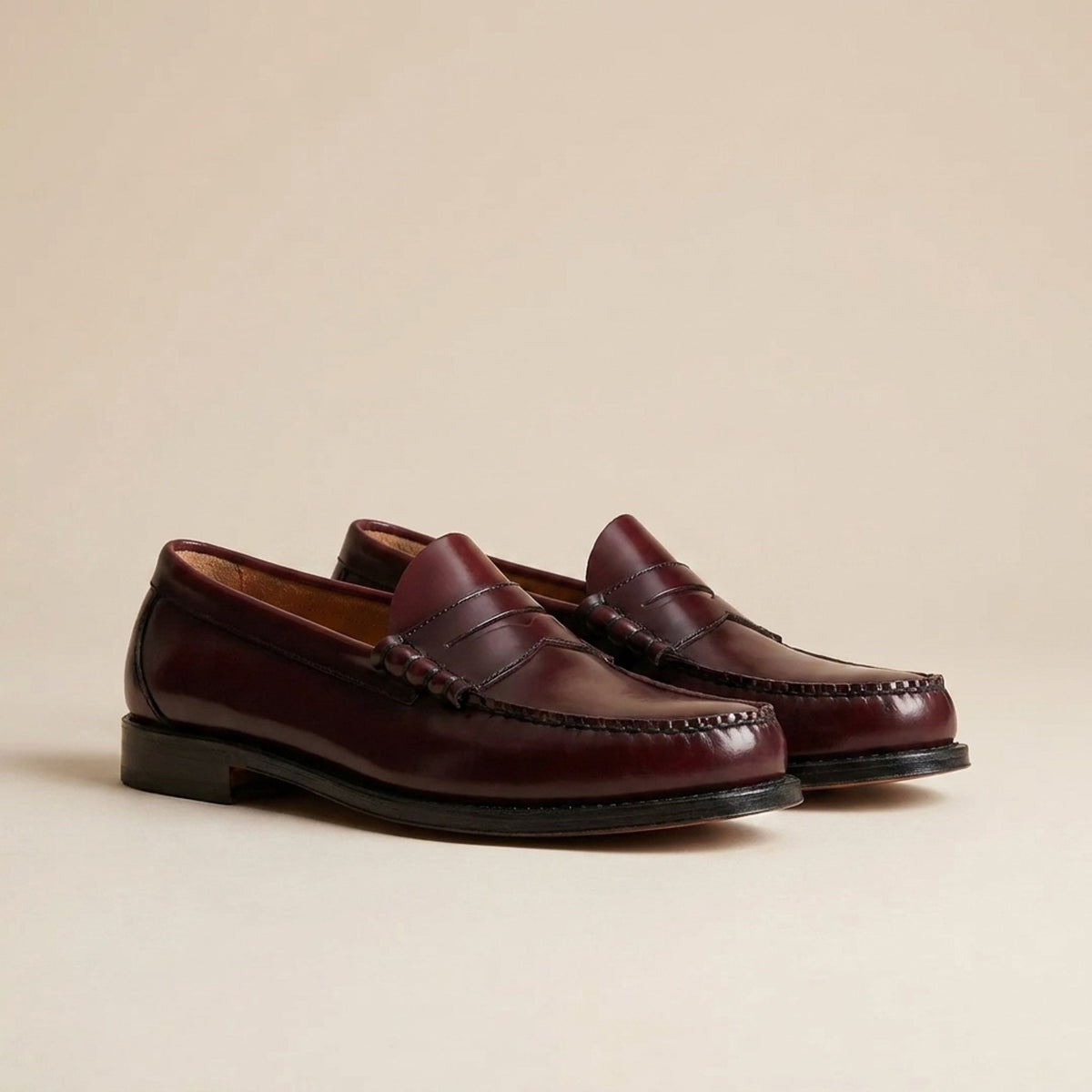 Brown Leather Siracusa Penny Loafer