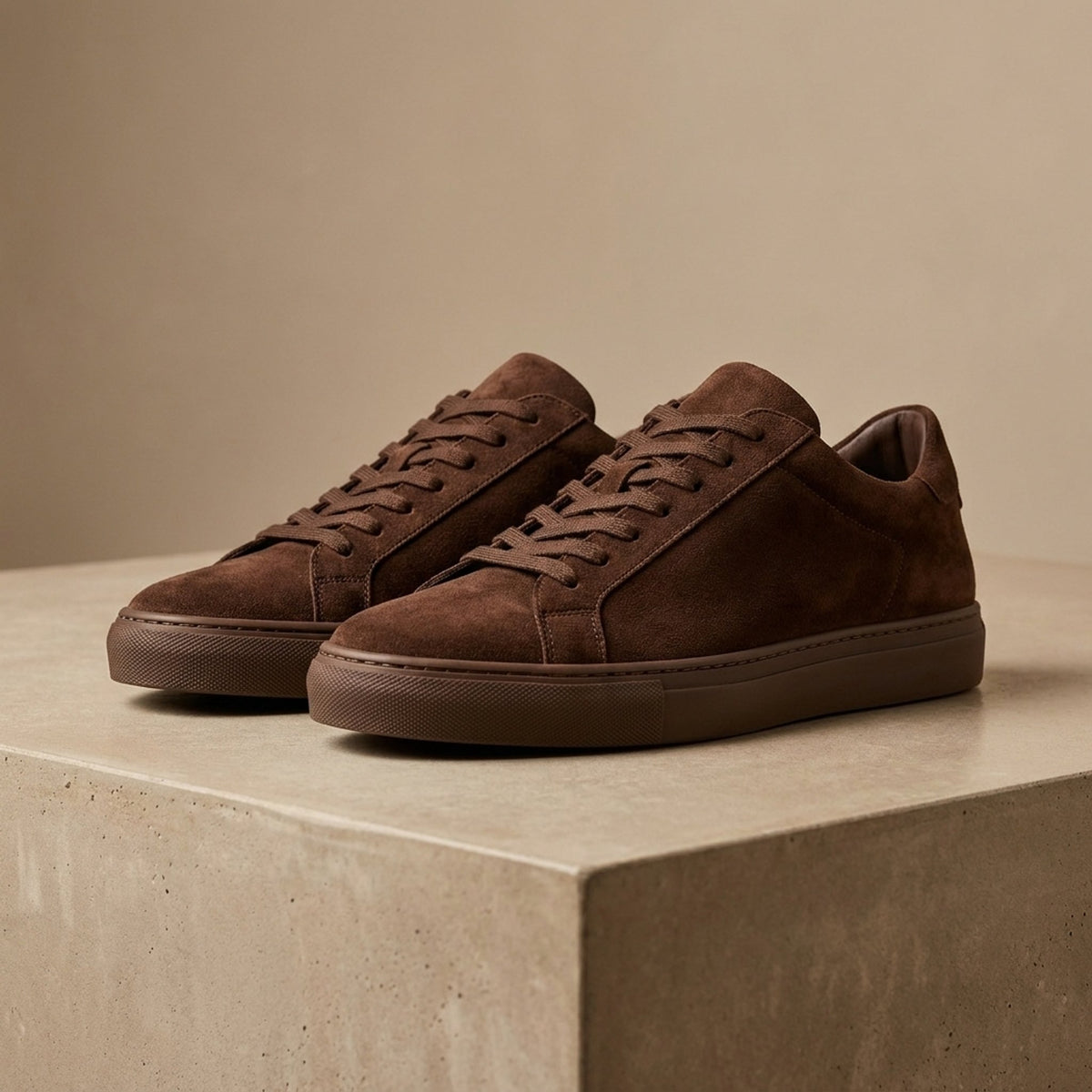 Brown Suede Conero Suede Sneaker