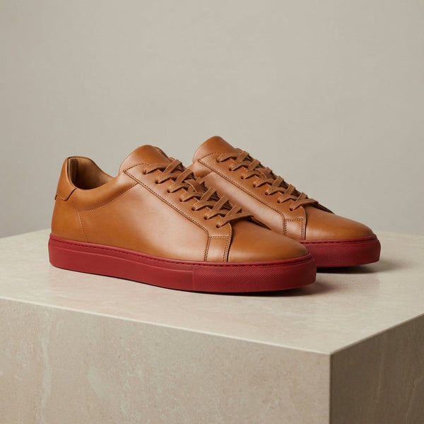 Tan Leather Molise Suede Sneaker