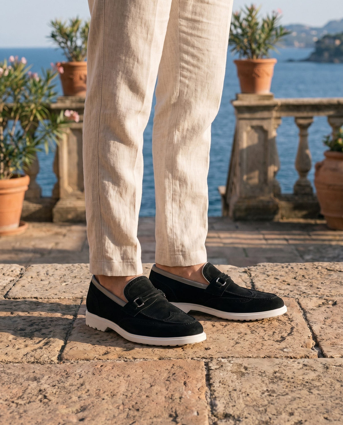 Height Increasing Black Suede Irpinia Summer Bit Loafer - 3 Inch Hidden Heel – lifestyle
